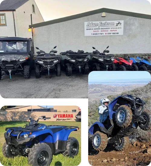 Yamaha quad bikes at Adam Jackson Ltd