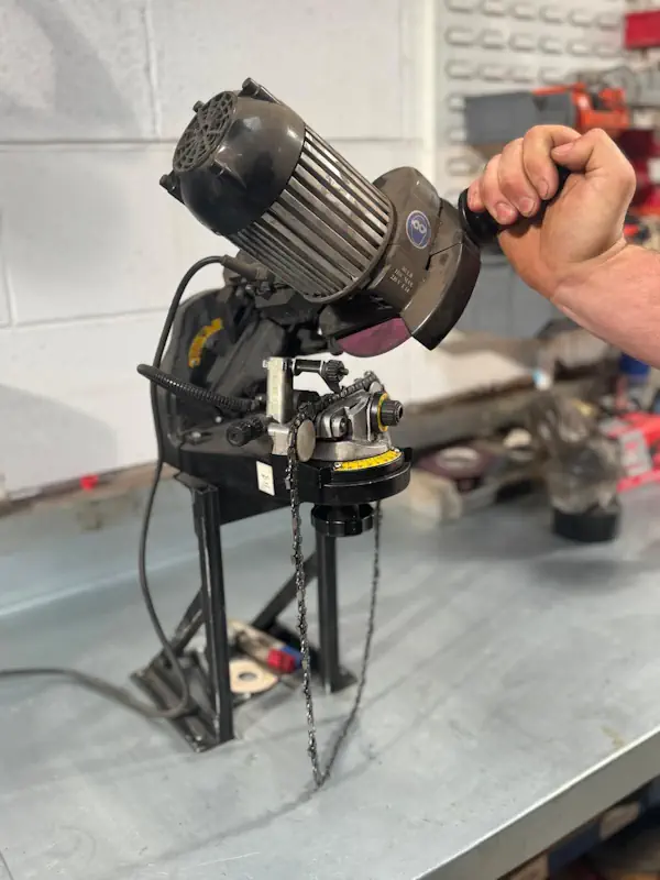 Workshop Services - Chainsaw Chain Sharpening