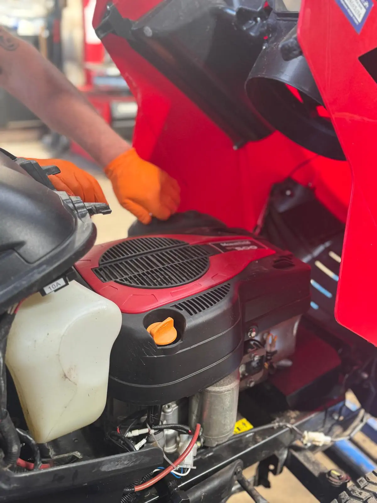 garden machinery servicing at Adam Jackson Ltd