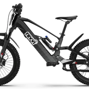 Revvi 20 Plus electric bike in black, supplied fully built and PDI checked by Adam Jackson Ltd